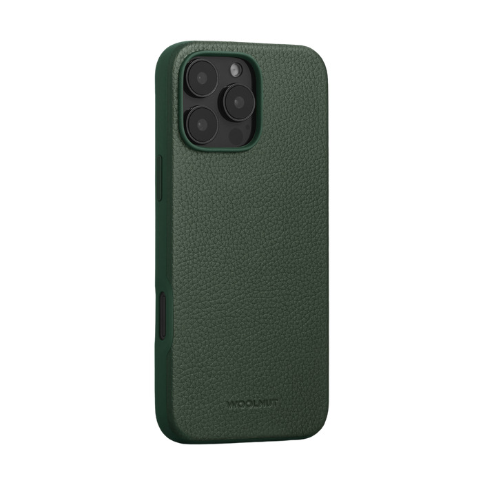 Woolnut Leather Case for iPhone 16 Pro Max - Green