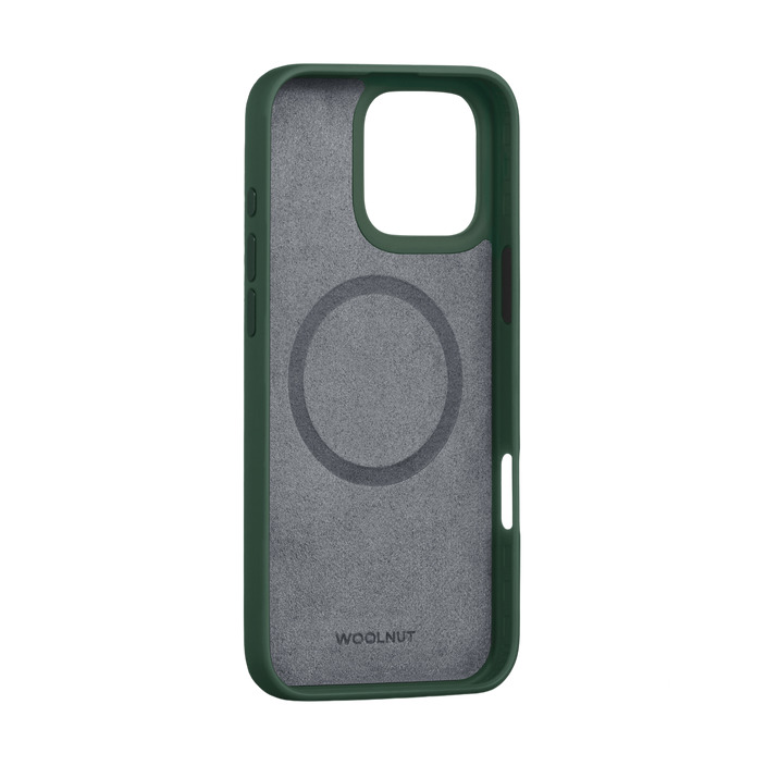 Woolnut Leather Case for iPhone 16 Pro Max - Green