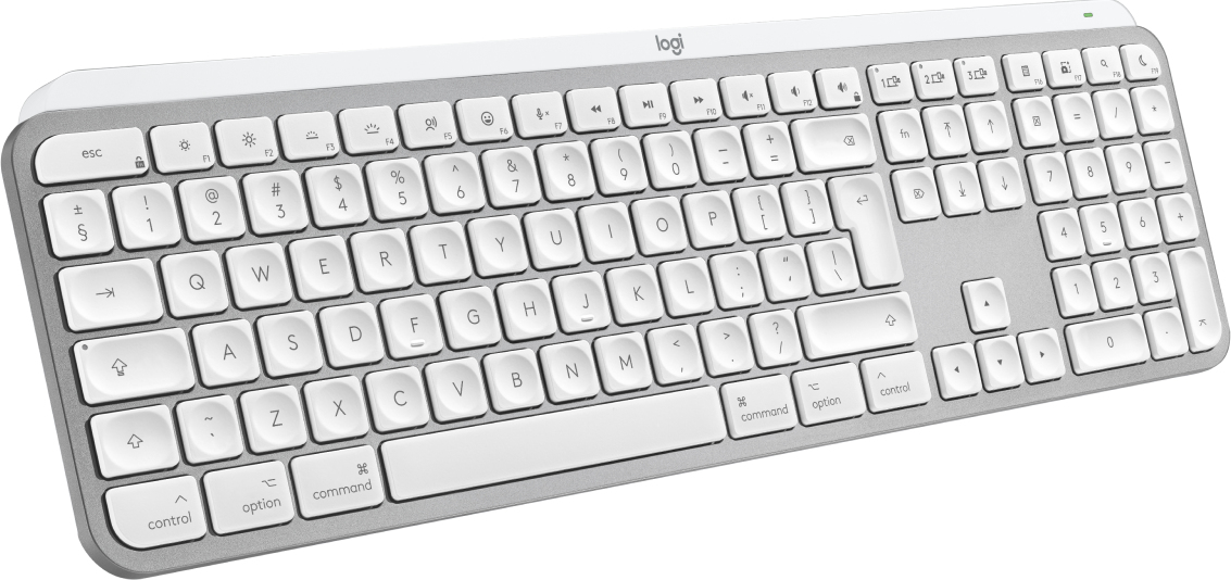 Logitech MX Keys S for MAC - bezdrôtová podsvietená klávesnica - US - bledošedá