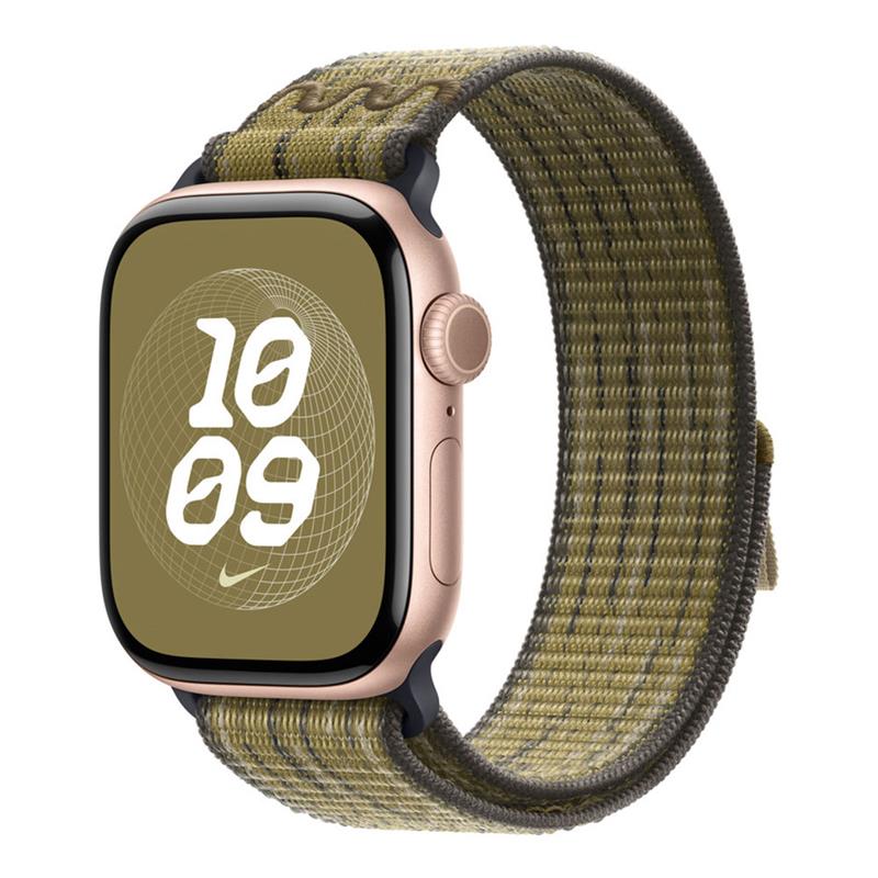 Apple Watch 46mm Green/Grey Nike Sport Loop *Rozbalený*