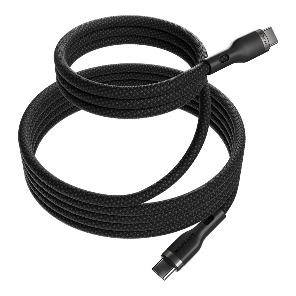SwitchEasy USB-C kábel Magnetic Wire Fast Charging Cable 2m 240W - Black