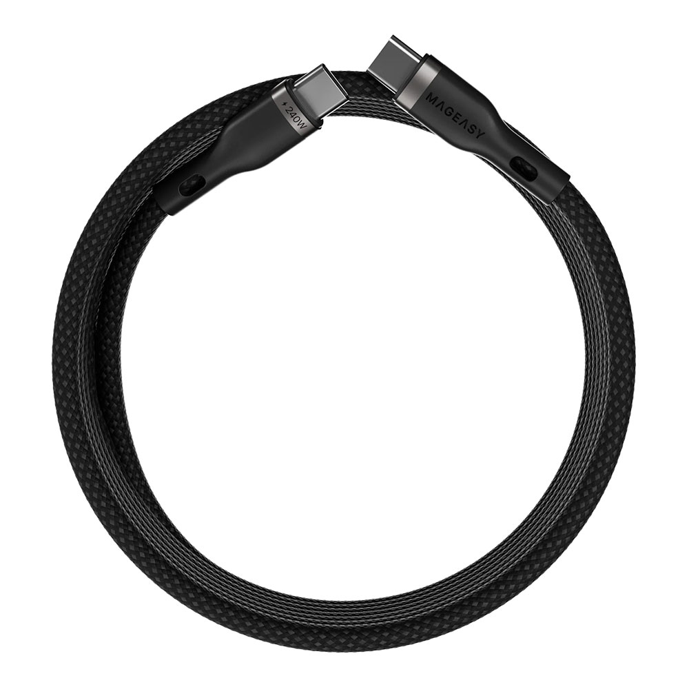 SwitchEasy USB-C kábel Magnetic Wire Fast Charging Cable 2m 240W - Black