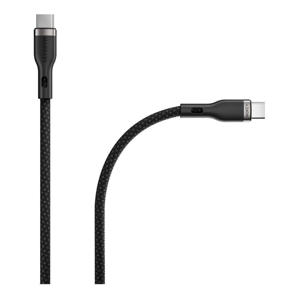 SwitchEasy USB-C kábel Magnetic Wire Fast Charging Cable 2m 240W - Black