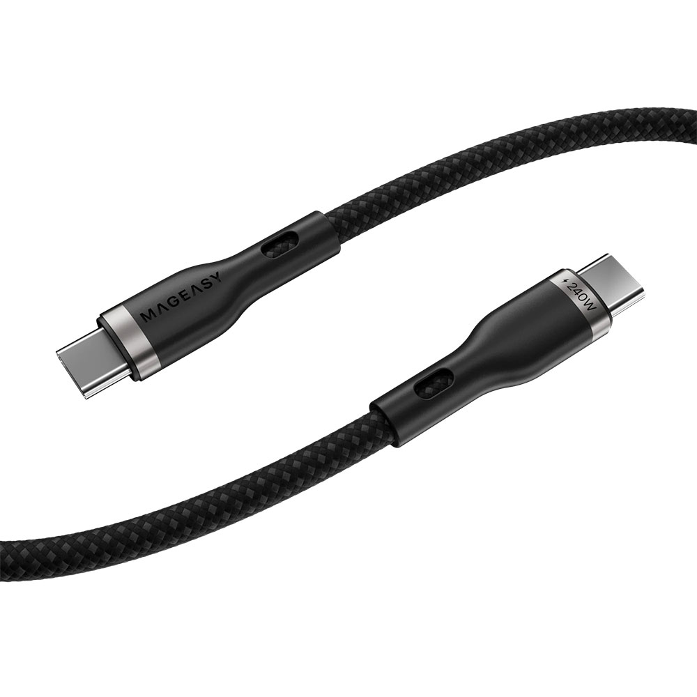 SwitchEasy USB-C kábel Magnetic Wire Fast Charging Cable 2m 240W - Black