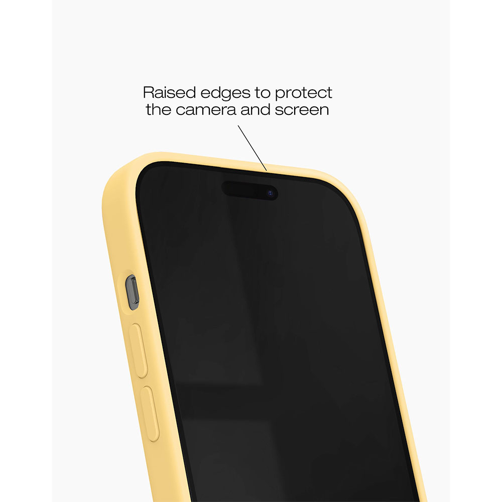 iDeal Silicone Case MagSafe iPhone 13/14/15/16e/17e Soft Lemon