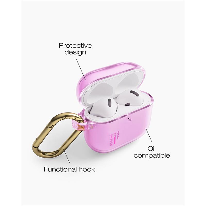 iDeal Clear AirPods Case Gen.4 Light Pink