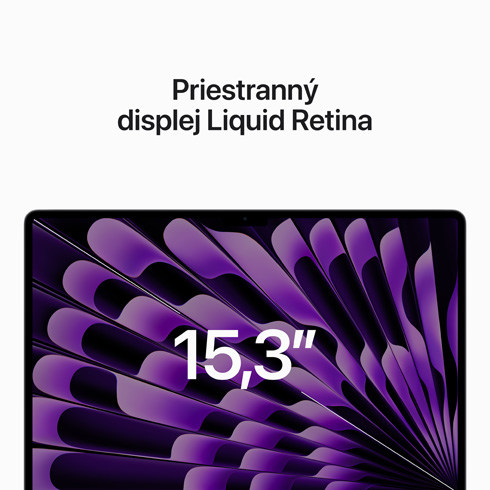 MacBook Air 15" Apple M2 8C CPU 10C GPU 8GB 256 GB kozmická sivá SK *Trieda A*