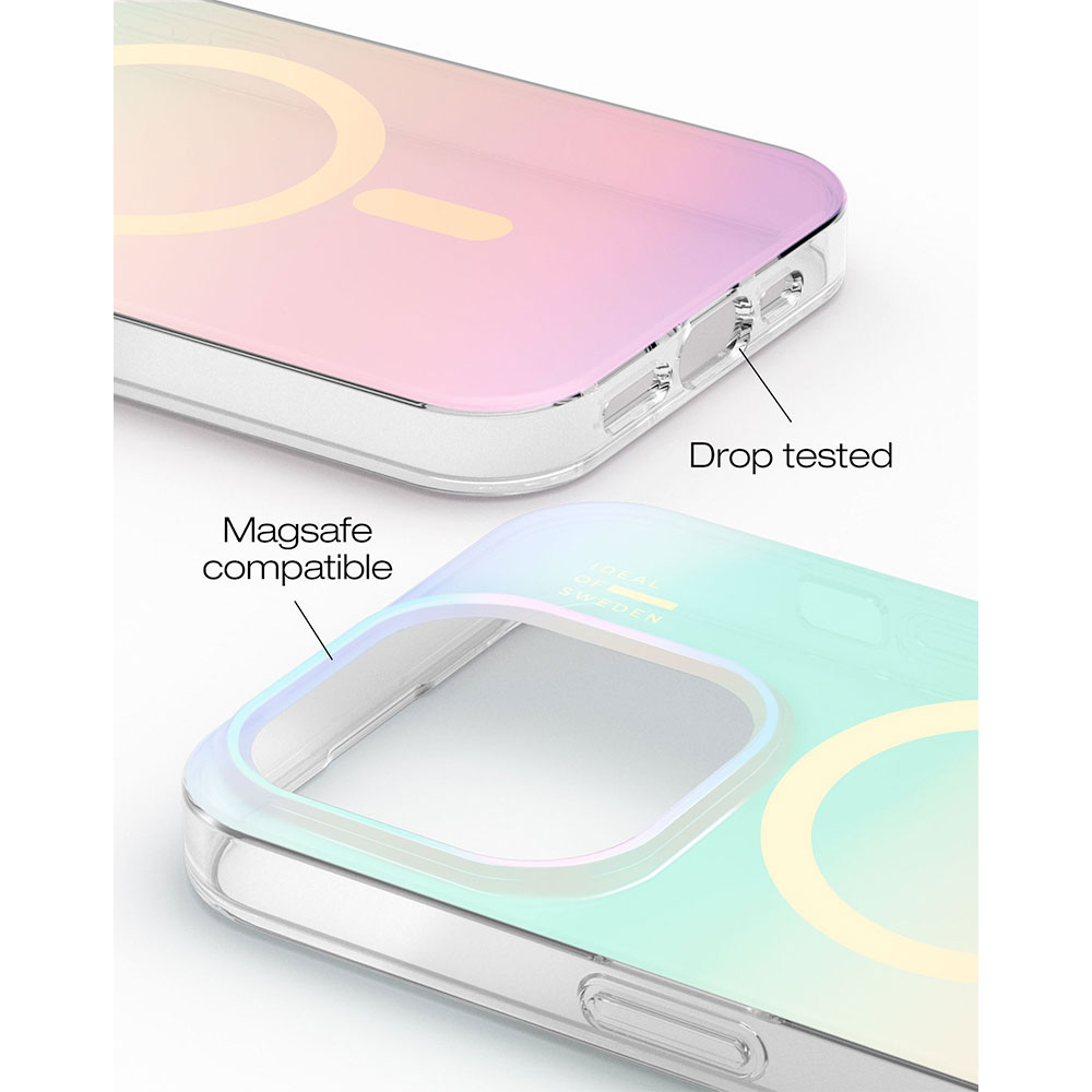 iDeal Fashion Clear Case MagSafe iPhone 15 Pro Shimmer