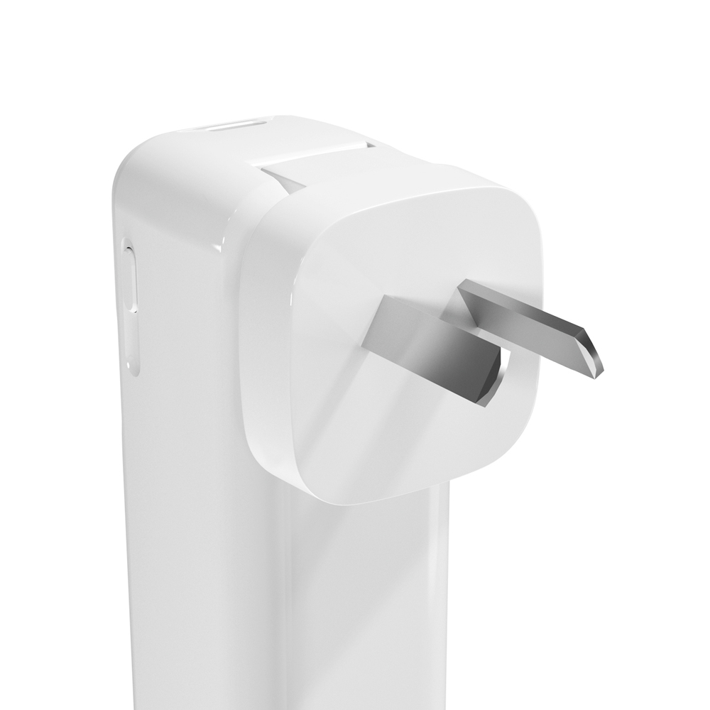 Epico UltraPack 2v1 5000mAh cestovná powerbanka a sieťový adaptér ET30 - biela