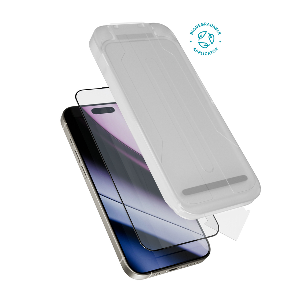 Epico ImpactCeramic Glass 3D Ultra-široké krytí s aplikátorem pro iPhone 16 Pro Max