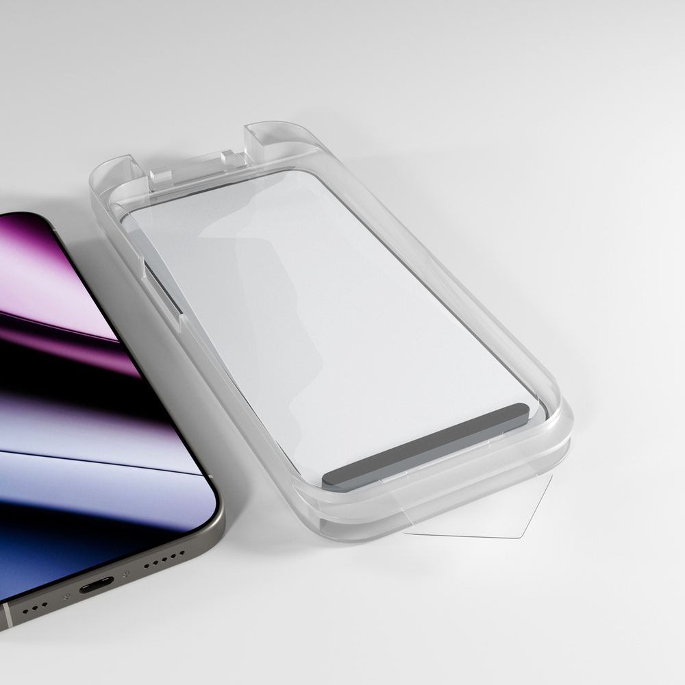 Epico ImpactCeramic Glass 3D Ultra-široké krytí s aplikátorem pro iPhone 15 Plus/16 Plus