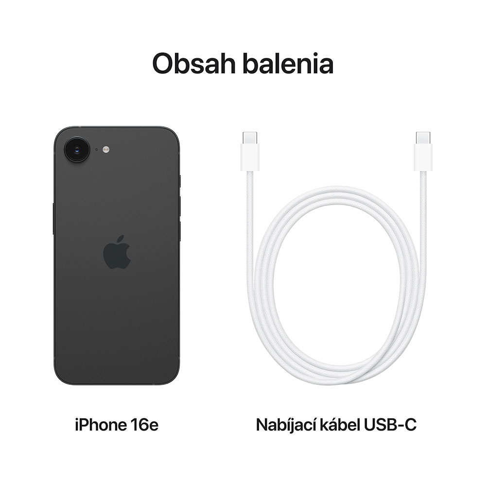 iPhone 16e 512 GB čierny