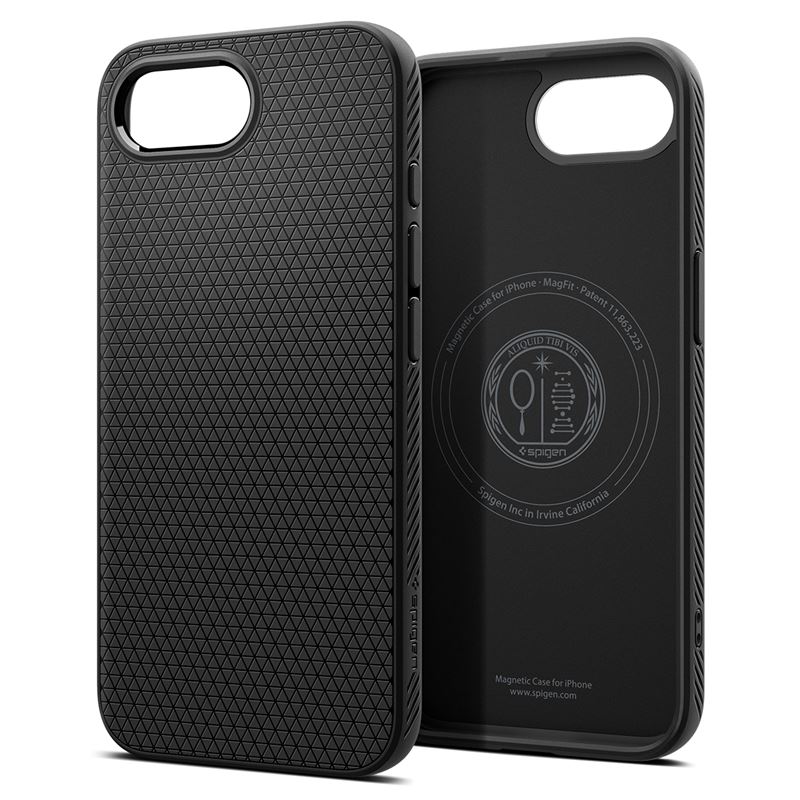 Spigen kryt Liquid Air Magsafe pre iPhone 16e - Matte Black