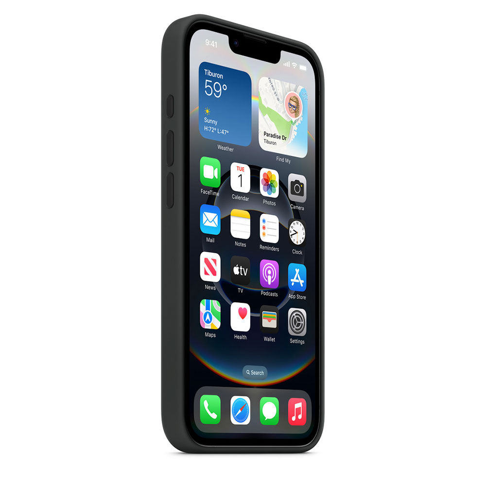 Apple iPhone 16e Silicone Case – Black