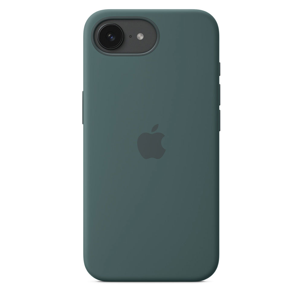 Apple iPhone 16e Silicone Case – Lake Green
