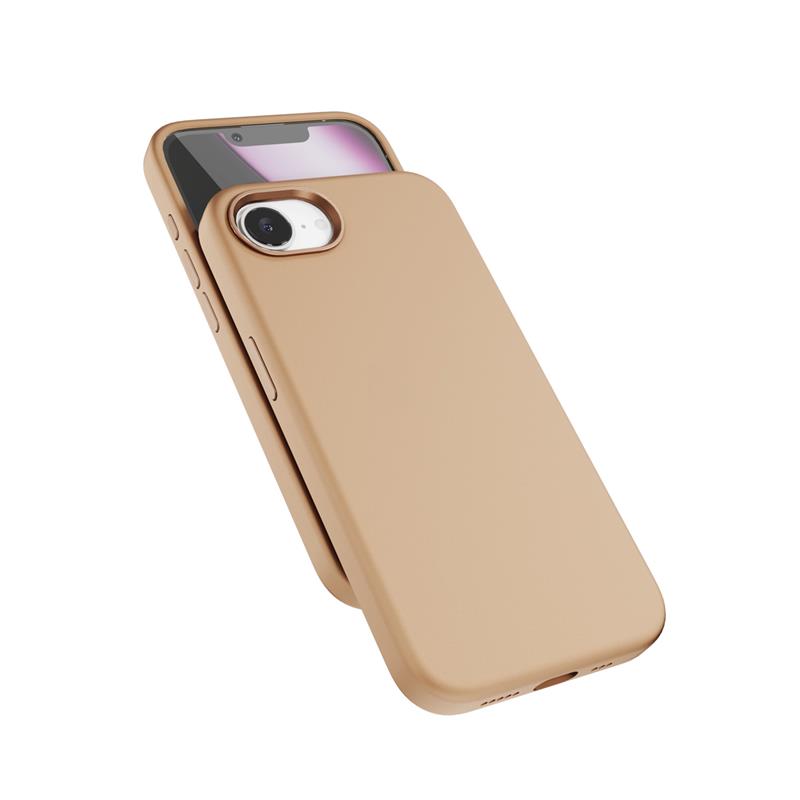 Epico Mag+ Silicone Case Pro pro iPhone 17e/16e - Pouštní titan