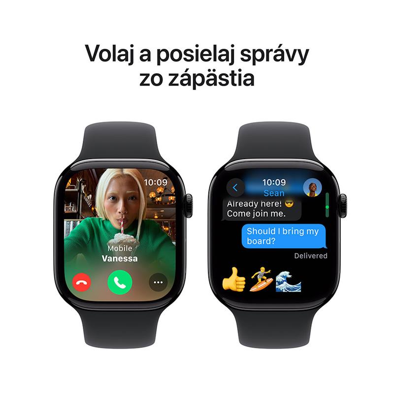 Apple Watch Series 10 GPS 46mm Klavírní černý hliník *Třída A*