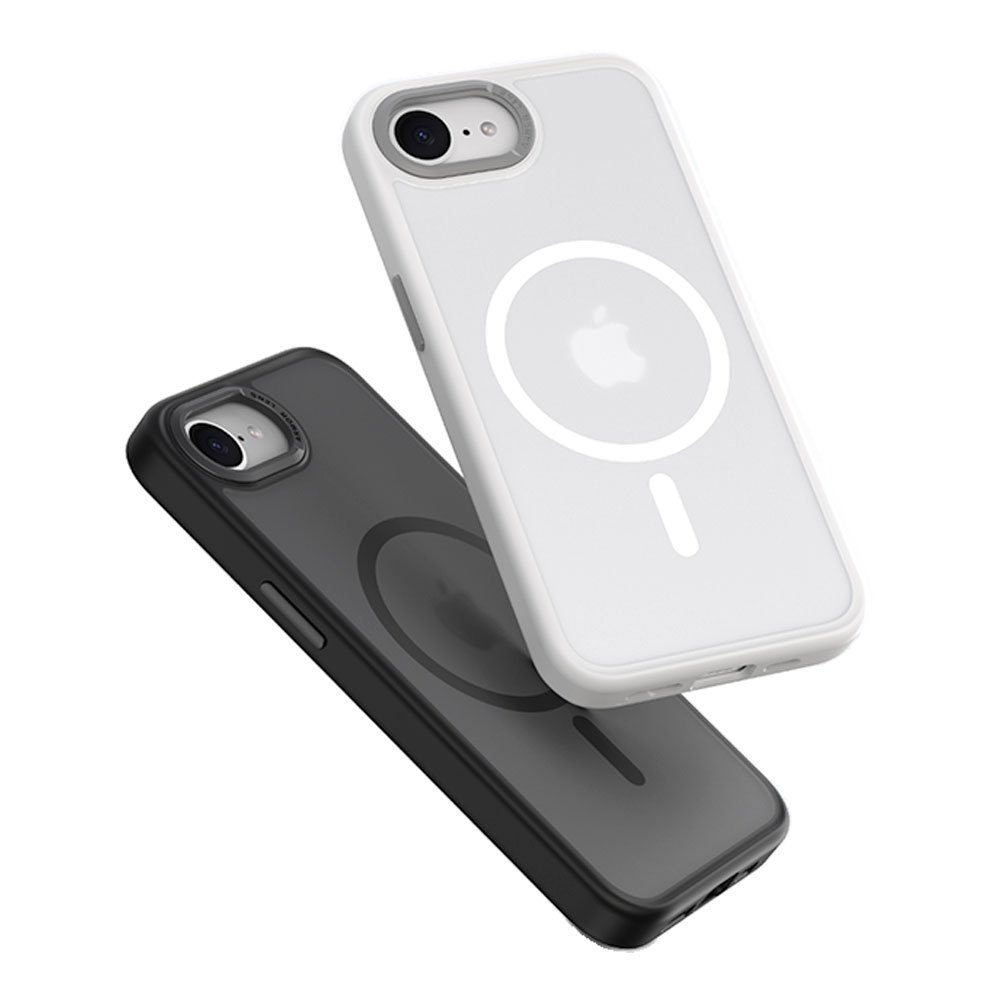 Comma kryt Joy Elegant Magnetic Case pre iPhone 16e - White