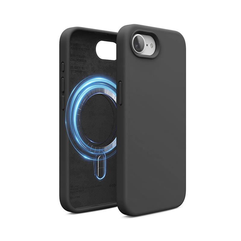 Elago kryt Silicone Case Magsafe pre iPhone 16e - Black
