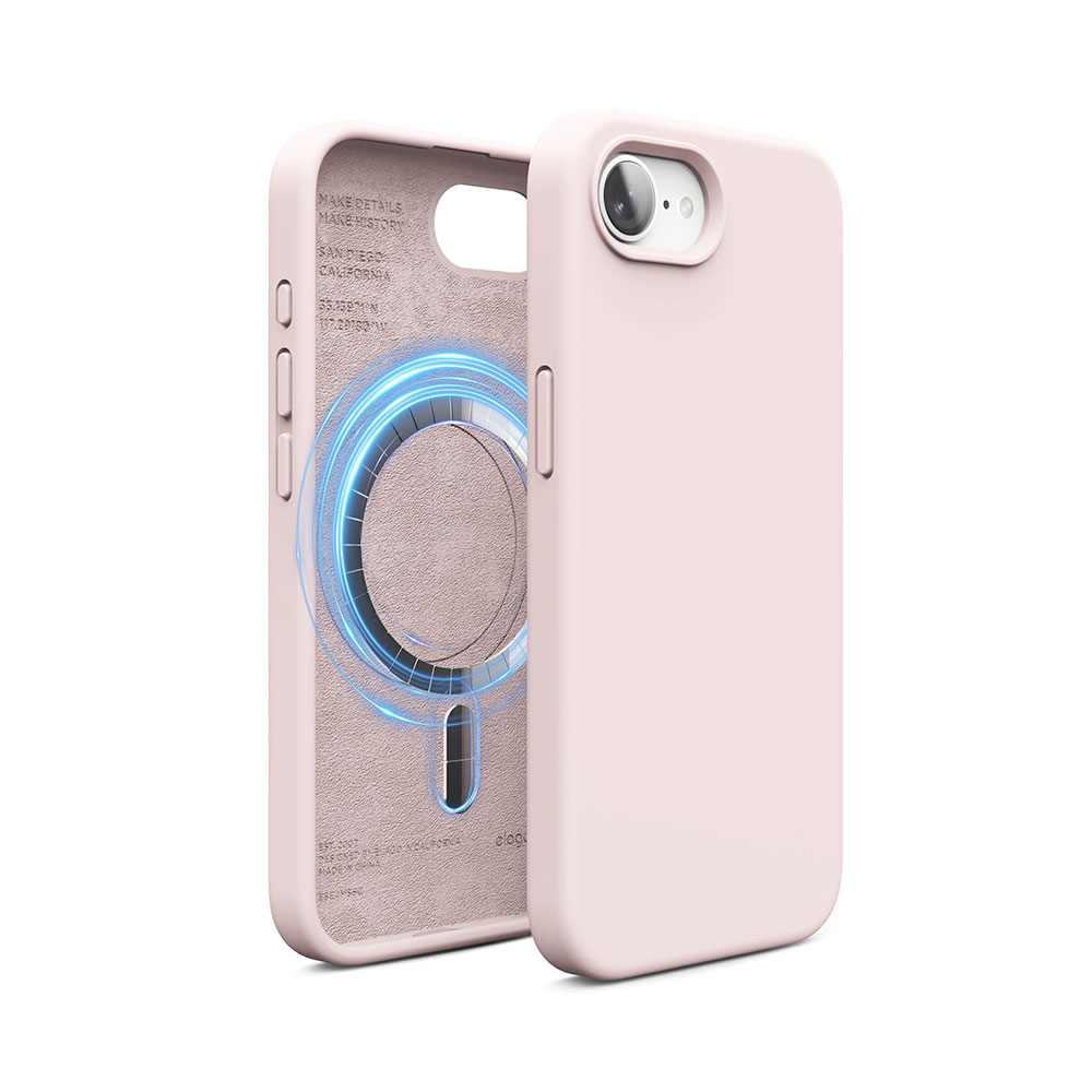 Elago kryt Silicone Case Magsafe pre iPhone 16e - Lovely Pink