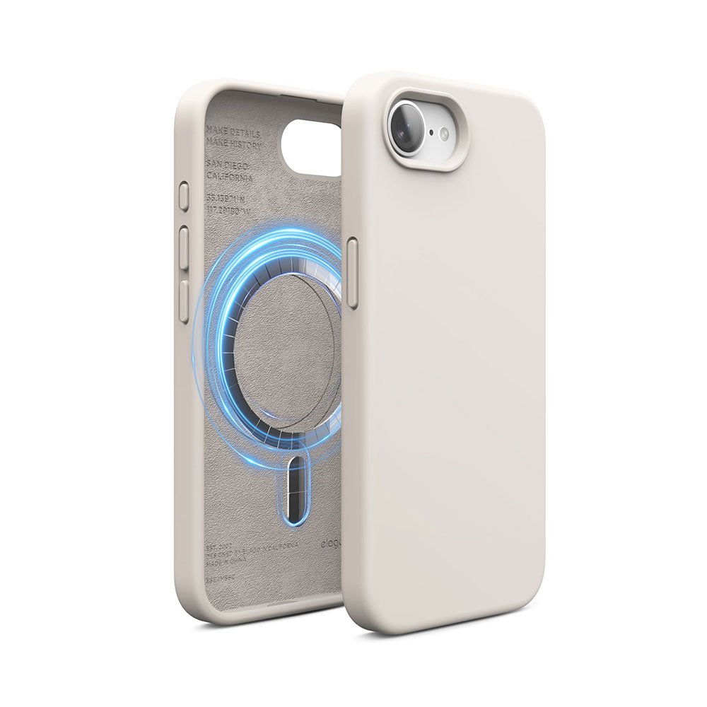 Elago kryt Silicone Case Magsafe pre iPhone 16e - Stone