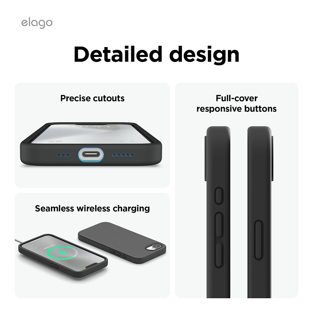 Elago kryt Silicone Case Magsafe pre iPhone 16e - Stone