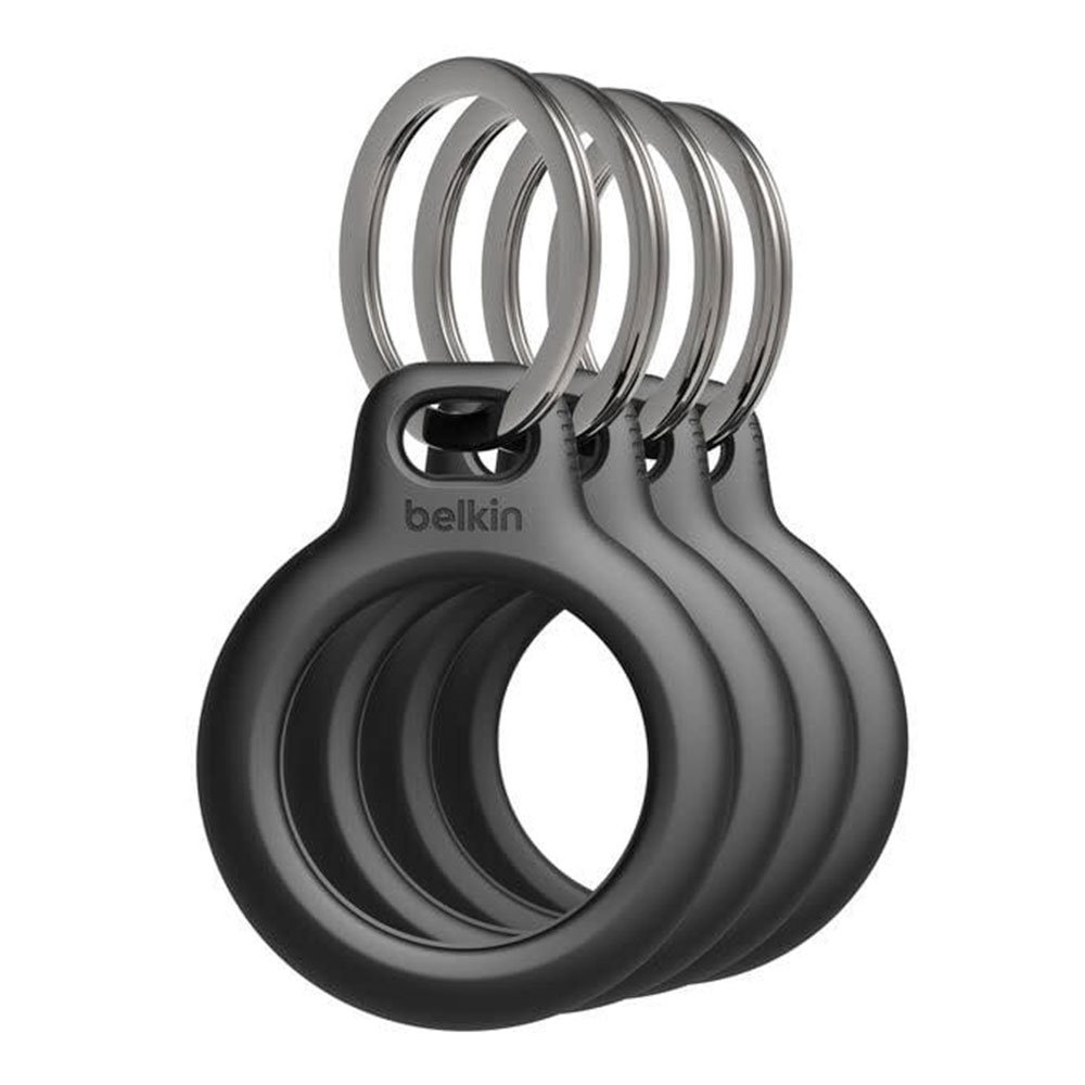 Belkin puzdro Secure Holder with Key Ring pre AirTag 4-pack - Black