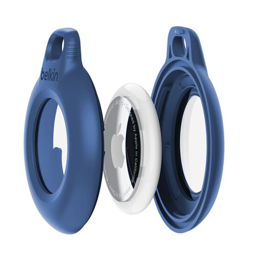 Belkin puzdro Waterproof Secure Holder with Key Ring pre AirTag - Blue