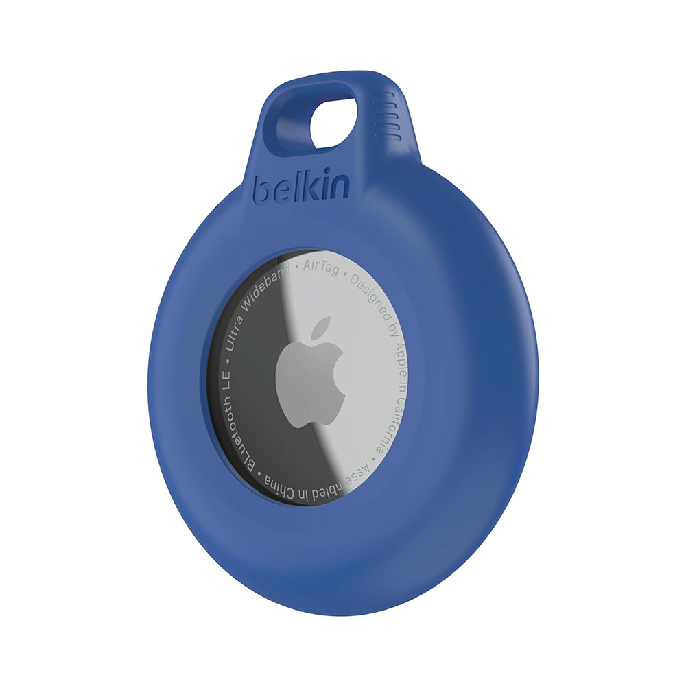 Belkin puzdro Waterproof Secure Holder with Key Ring pre AirTag - Blue