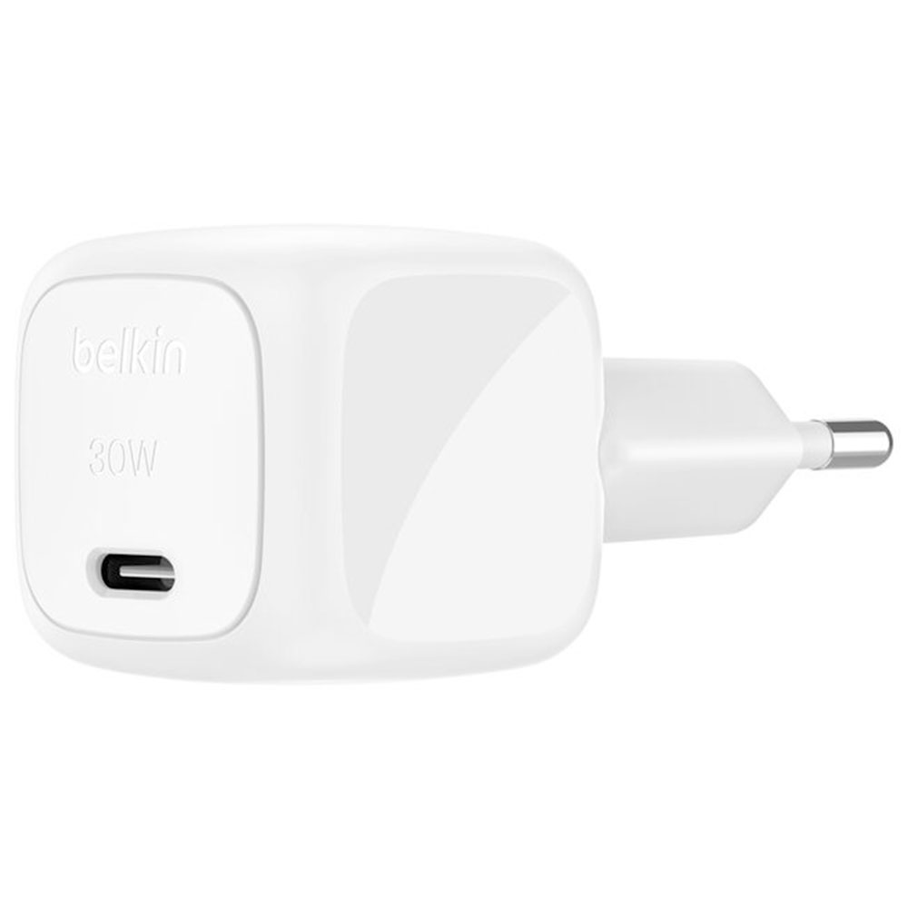 Belkin 30W PD 3.1 Compact USB-C Wall Charger - White