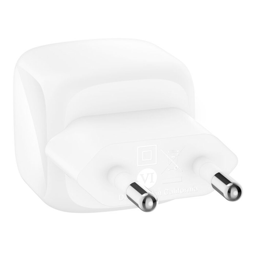 Belkin 30W PD 3.1 USB-C Wall Charger + USB-C/USB-C kábel 1m - White