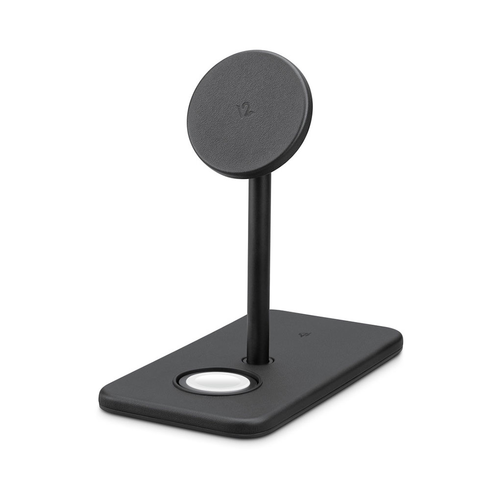 TwelveSouth HiRise 3 Deluxe 3-in-1 Qi2 Charging Stand - Black