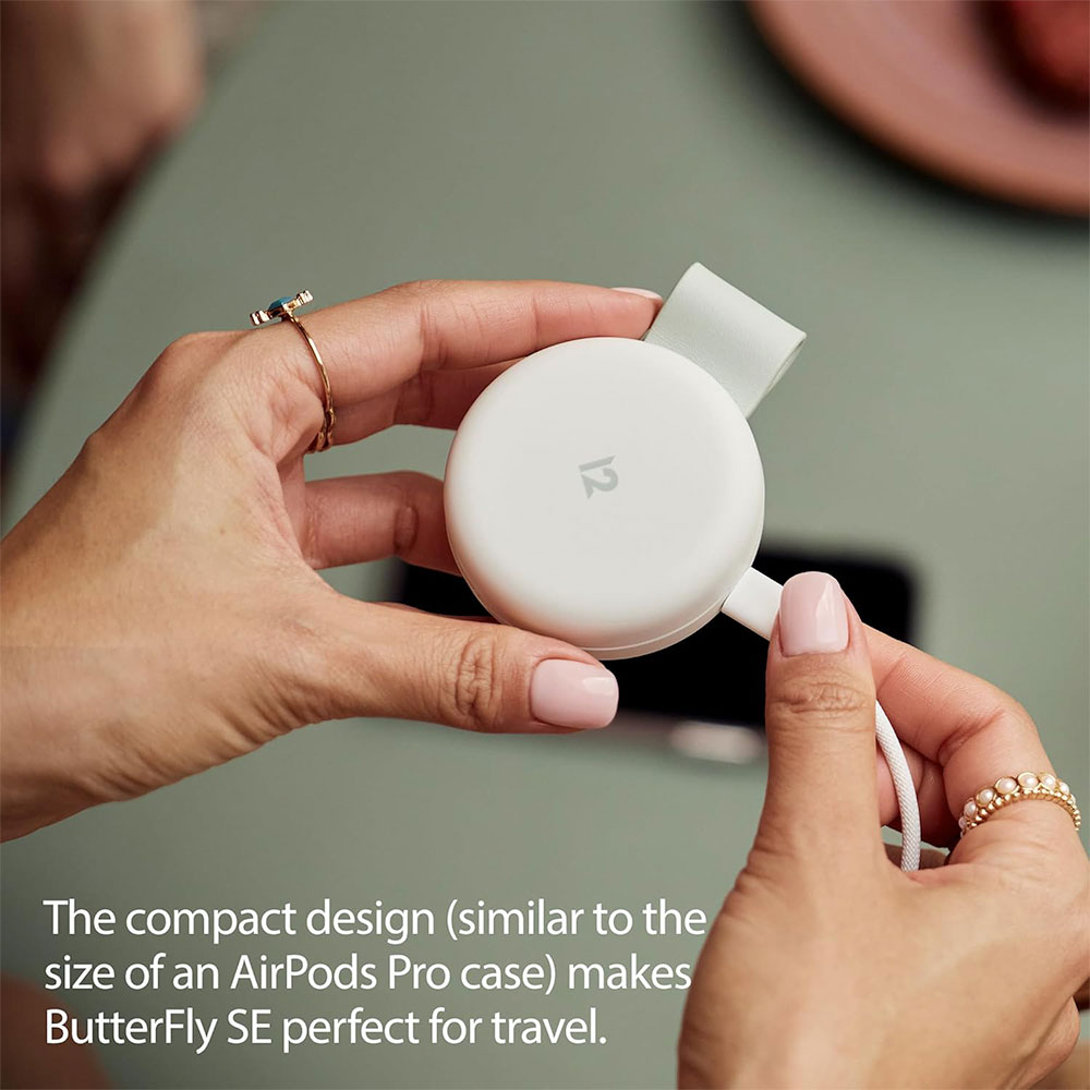 TwelveSouth ButterFly SE 2-in-1 Qi2 Charger - White