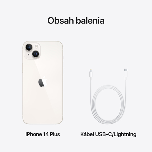 iPhone 14 Plus 256 GB Hvězdně bílý *Třída A*