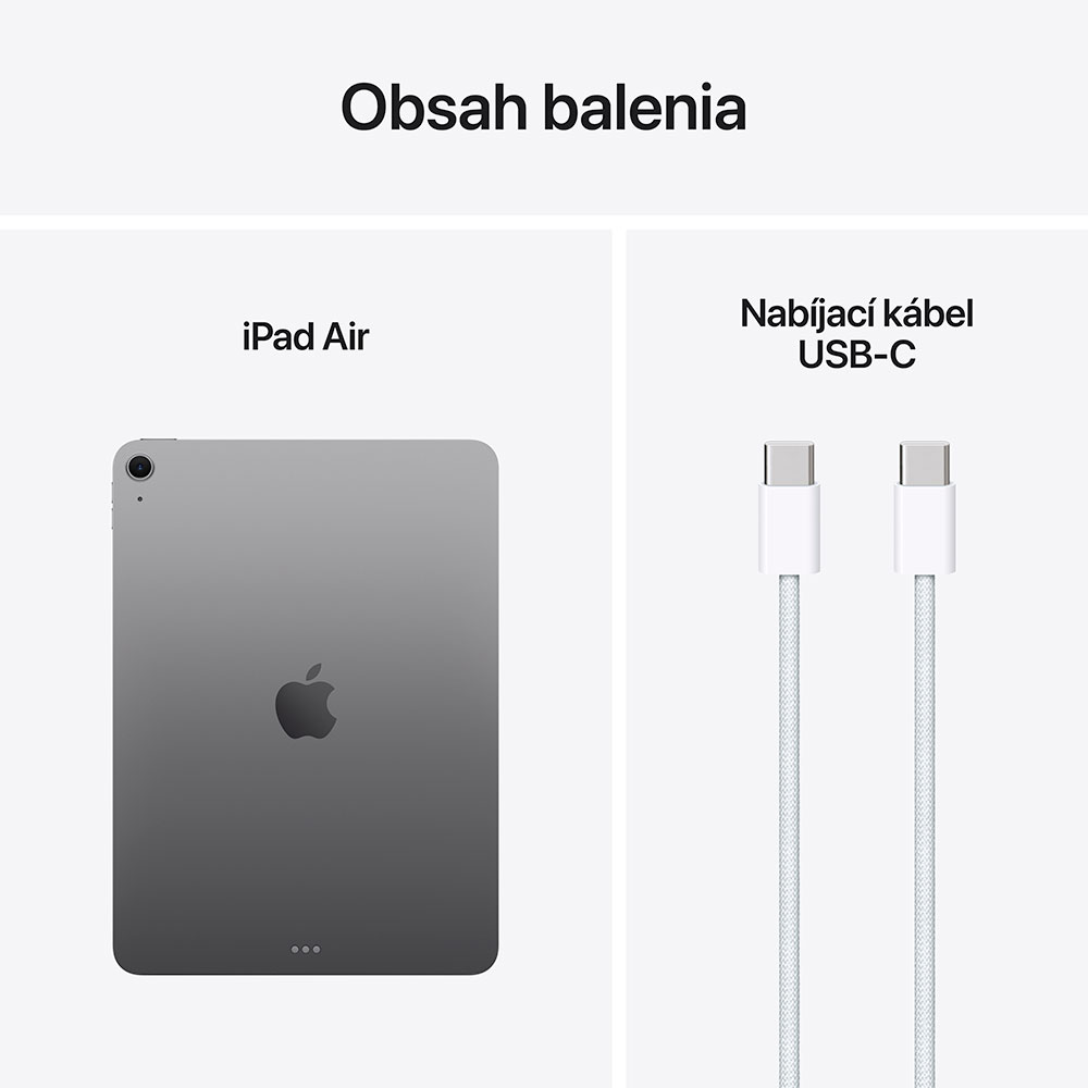 iPad Air 11" Wi-Fi 256GB Kozmický sivý (2025)