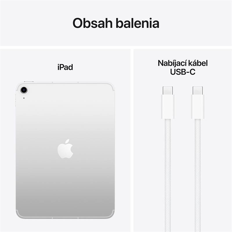 iPad 11" Wi-Fi + Cellular 512GB Strieborný