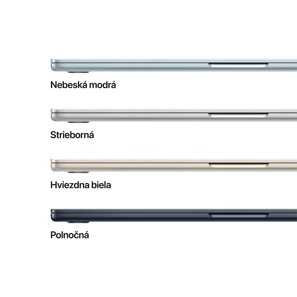 MacBook Air 15" Apple M4 10C CPU 10C GPU 16GB 256GB Hviezdny biely SK