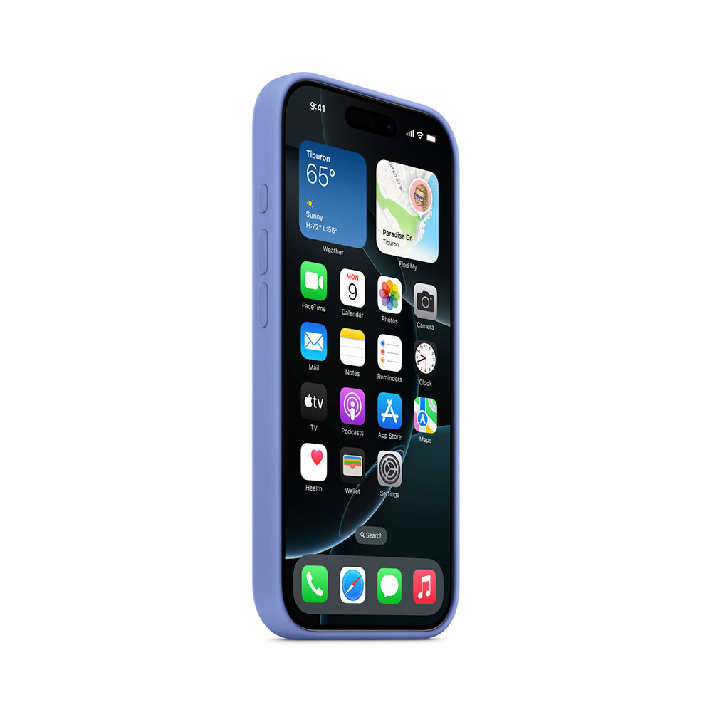 IPhone 16 Pro Silicone pouzdro s magsafe-periwinkle