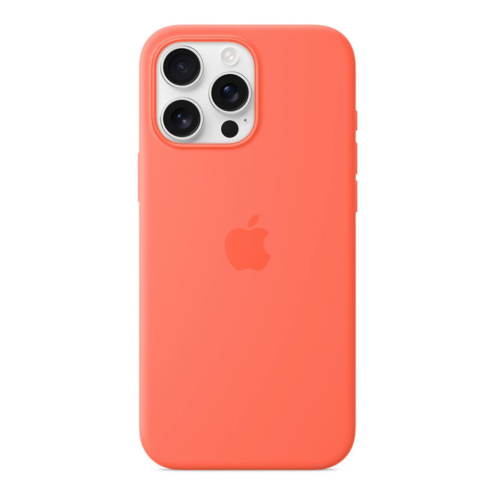 iPhone 16 Pro Max Silicone Case with MagSafe - Mandarinková