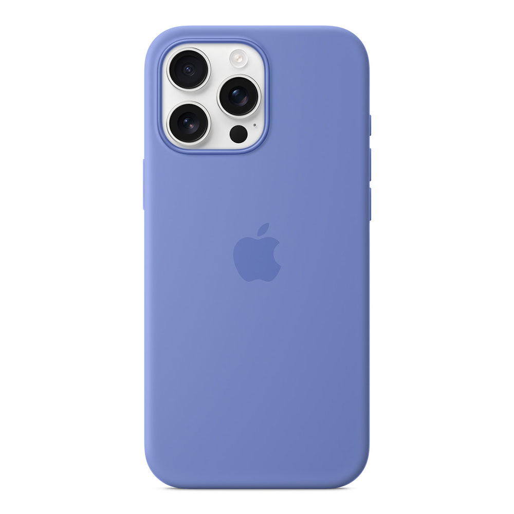 iPhone 16 Pro Max Silicone Case with MagSafe - Barvínkově fialová