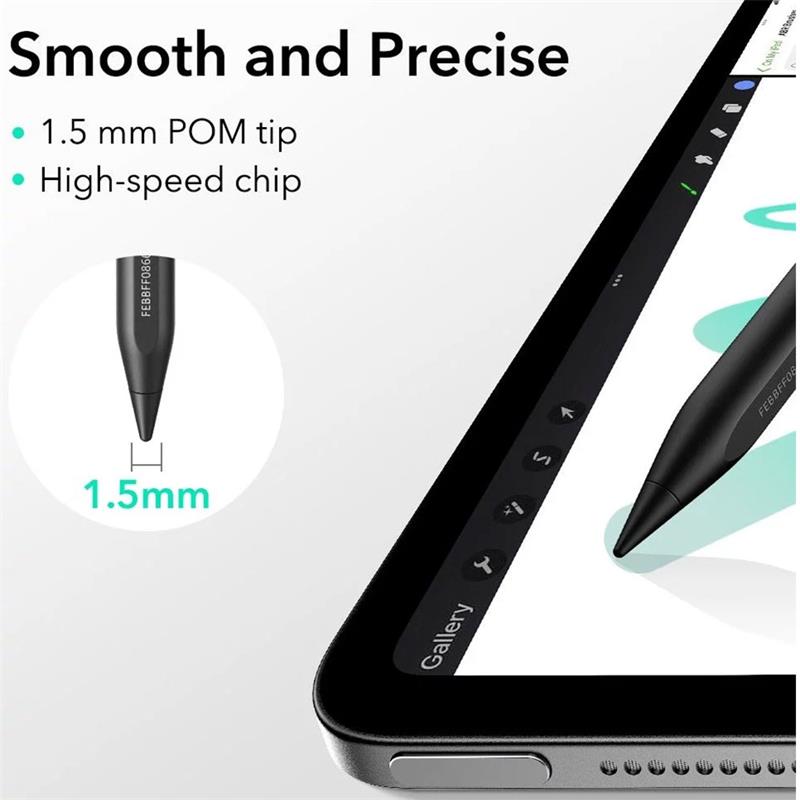 ESR stylus Geo Digital Pencil with built-in Apple Find My Technology - Black