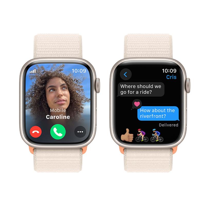 Apple Watch Series 9 GPS + Cellular 45mm Hvězdně bílý hliník *Třída A*