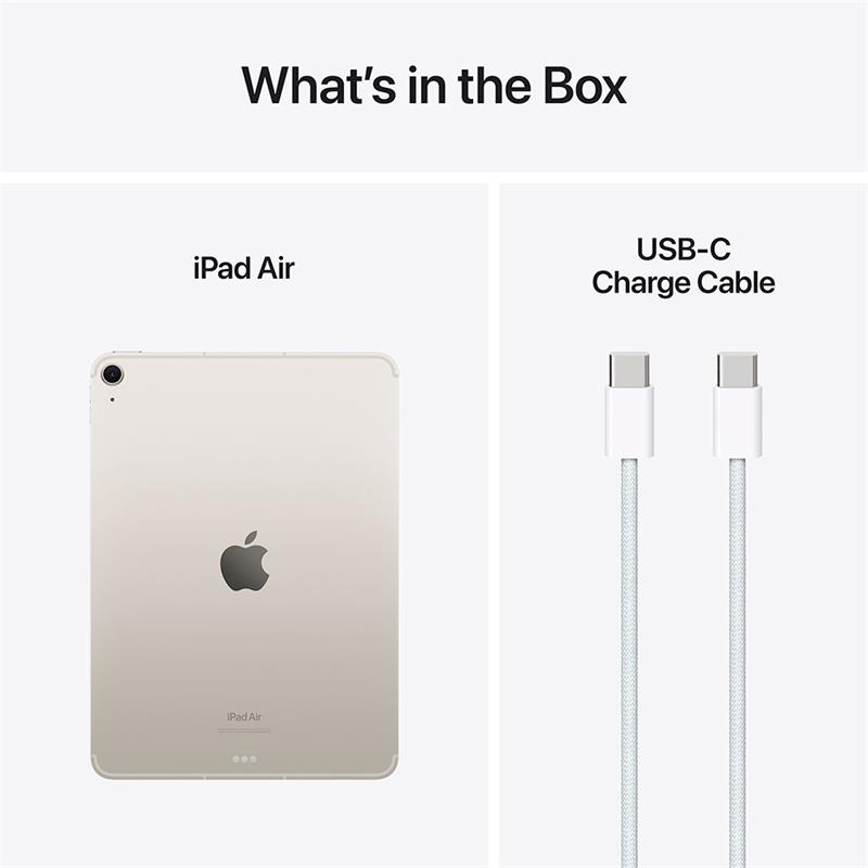 iPad Air 11" Wi-Fi 128GB Hviezdny biely (2024) *Vystavený*