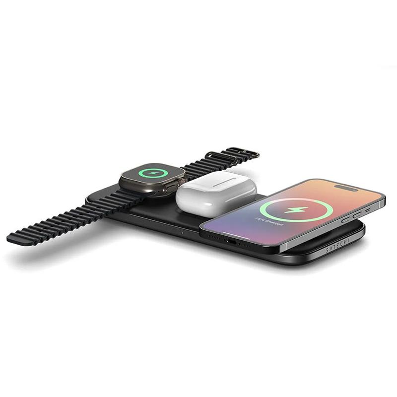 Satechi Qi2 Trio Wireless Charging Pad - Space Gray *Poškodený obal*