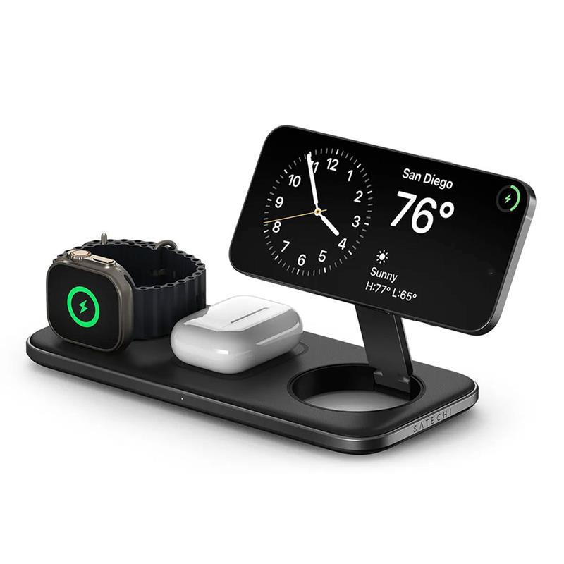 Satechi Qi2 Trio Wireless Charging Pad - Space Gray *Poškodený obal*