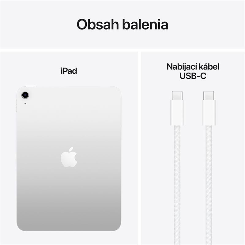 iPad 11" Wi-Fi 128GB Stříbrný *Aktivovaný*