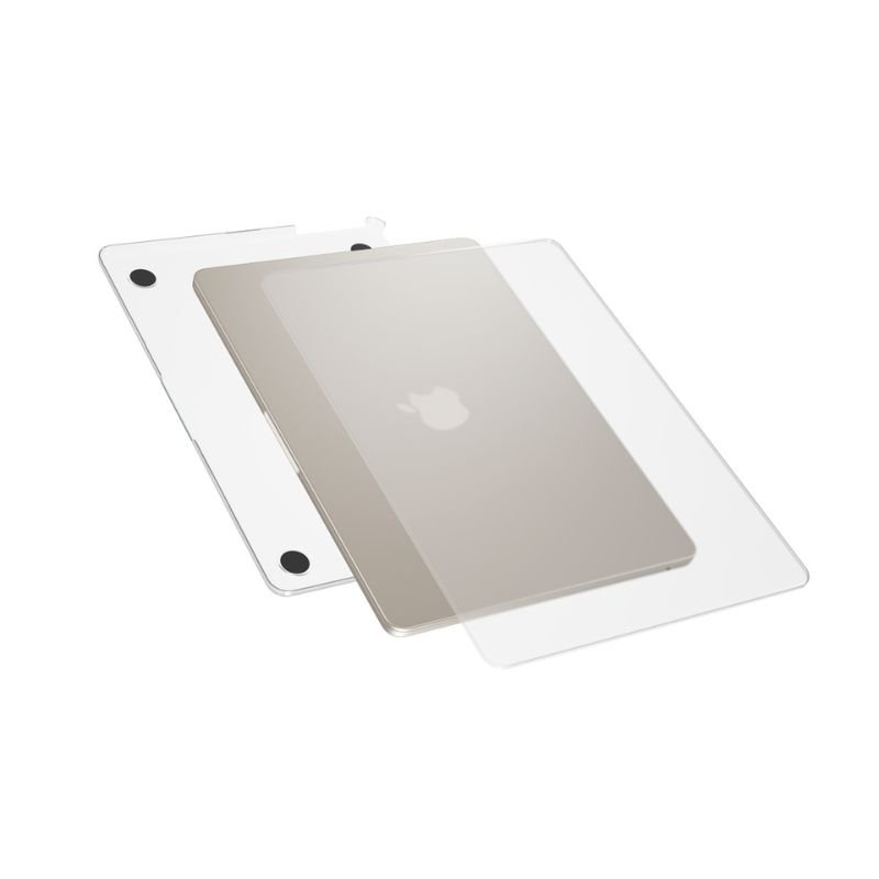 Epico Slim Shell pro MacBook Air 15" (M2/M3/M4/M5) - matná transparentní