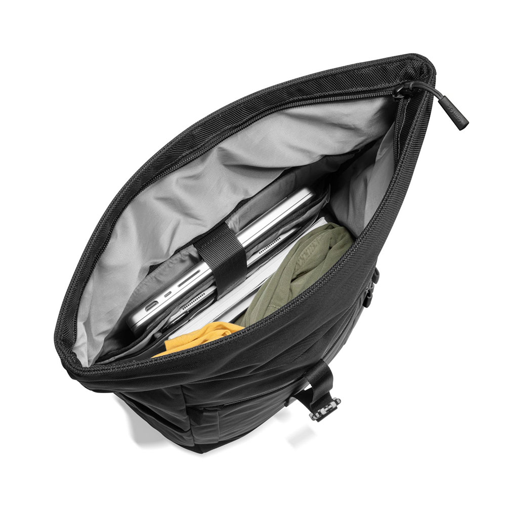 TomToc batoh Navigator T61 Rolltop Backpack L - Black