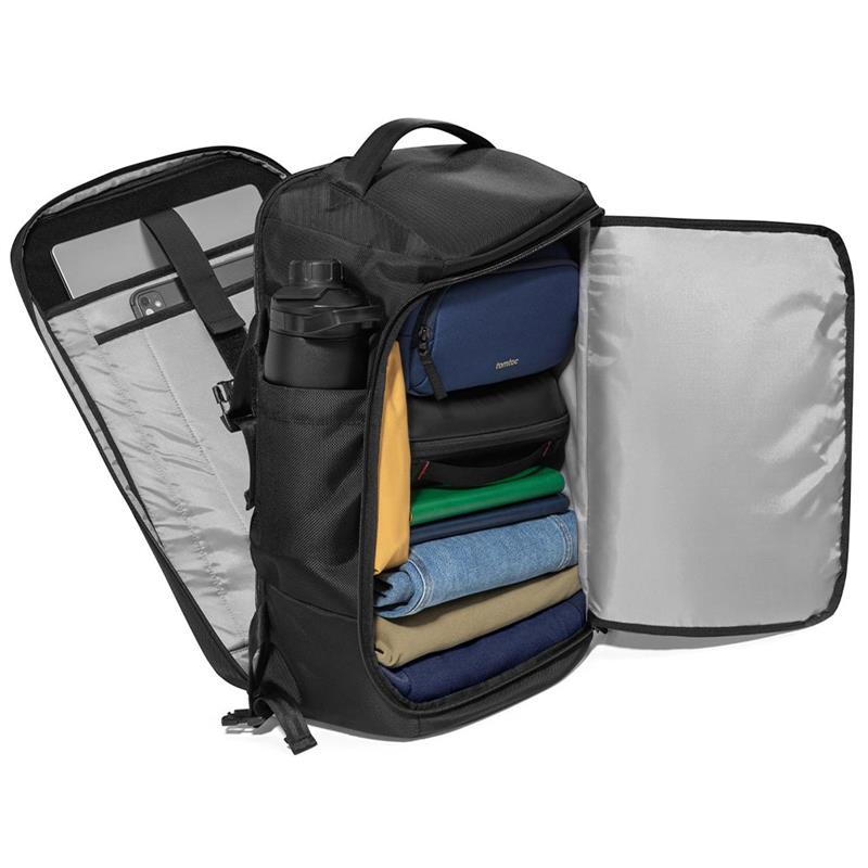 TomToc batoh Navigator T67 Travel Laptop Backpack 38L - Black