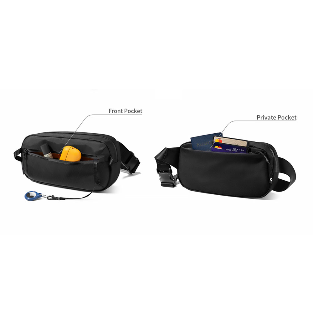 TomToc taška Aviator T35 X-Pac Chest Bag L - Black